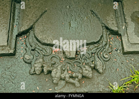 Carving at Shri Bhiravnath Temple Stock Photo