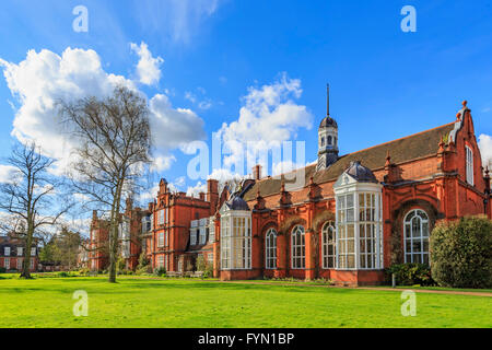 Beautiful places around the famous Newnham College at Cambridge University, United Kingdom Stock Photo