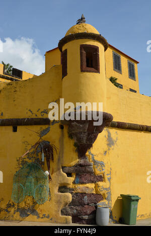 Fortress of Saint Tiago (Forte de Sao Tiago) on the seafront at Funchal in Madeira, Portugal Stock Photo