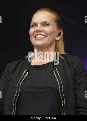 Singer Anna Loos (Silly) Stock Photo