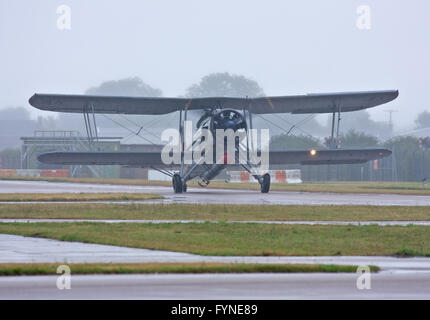 Fairy Swordfish W5856 Royal Navy Historic Flight Stock Photo