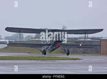 Fairy Swordfish W5856 Royal Navy Historic Flight Stock Photo