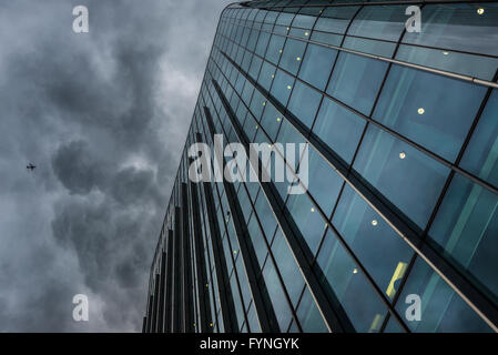 Office buildings in Canary Wharf, London, United Kingdom Stock Photo