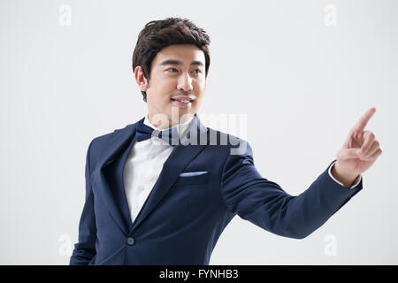 Elegant young man Stock Photo