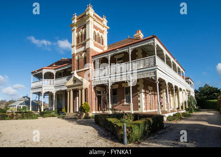 Langford Homestead. Edwardian mansion at Walcha NSW Australia Stock Photo