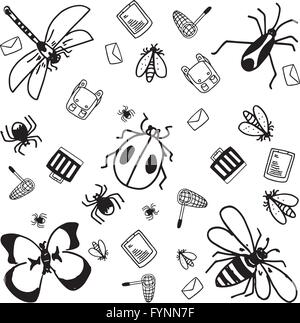 ant insects wildlife animals vector illustration isolated on white ...