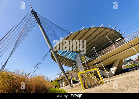 Manchester Metrolink Tram Station 'Central Park' at Gateway, Newton Heath, Manchester, England. Stock Photo