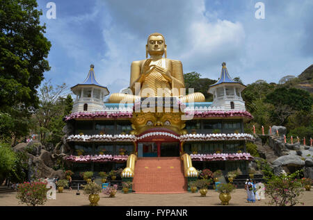 Buddha, Goldener Tempel, Dambulla, Sri Lanka Stock Photo