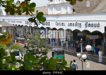 Fort Railway Station, Colombo, Sri Lanka Stock Photo