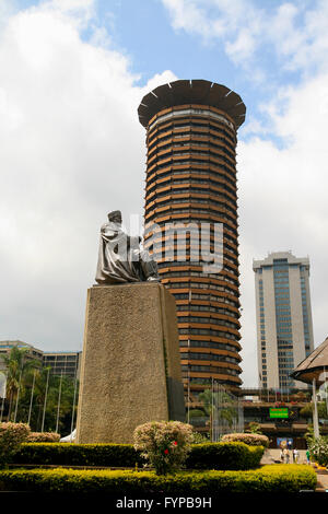The Kenyatta International Conference Center (KICC), located in the central business district of Nairobi Stock Photo