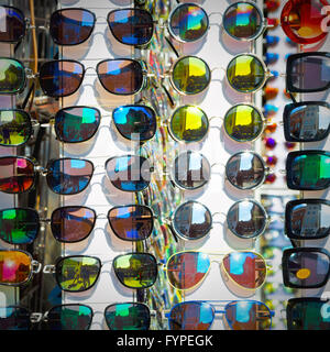 in london glass and sunglasses in the light and reflex Stock Photo