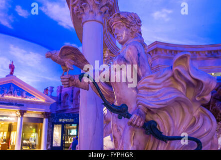 The Caesars Palace hotel and casino interior Stock Photo