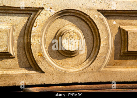 old  milan      in concrete wall  brick      abstract  background Stock Photo