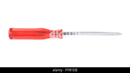 Cruciform screwdriver isolated over white background Stock Photo