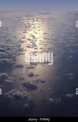 Clouds over the sea Stock Photo