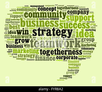 Achieve Success in a Business Corporate Concept Art Stock Photo - Alamy