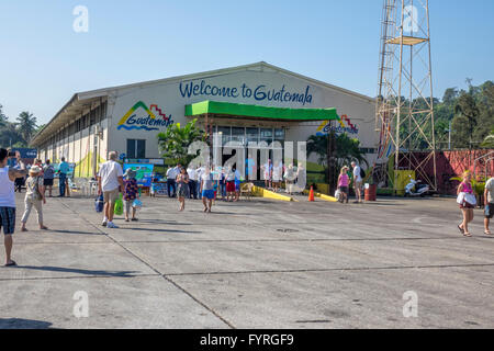 The Cruise Ship Welcome Centre Building Exterior In Santo Tomas De Castilla Port Guatemala The Busiest Port In Central America Stock Photo