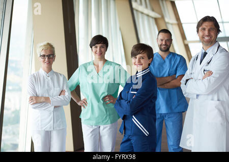 doctors team walking Stock Photo