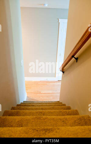 Staircase inside of a home Stock Photo