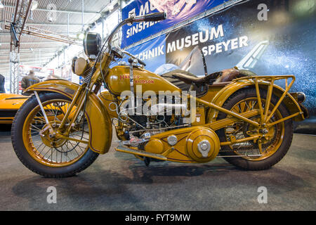 Motorcycle Harley-Davidson V/VI Gespann, 1931.