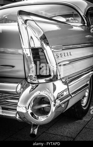 Fragment of Buick Super Rivera (rear brake lights), 1958. Stock Photo