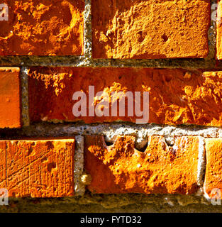 milan  in italy old   brick   the    abstract  background stone Stock Photo