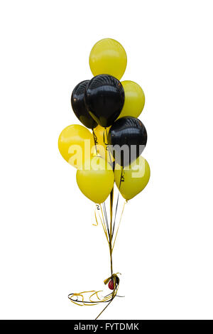 Balloons isolated against a white background Stock Photo - Alamy