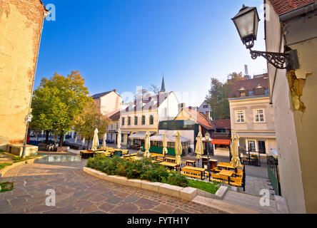 Old Tkalciceva street in Zagreb Stock Photo