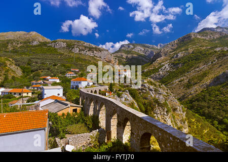 Aqueduct in Bar Old Town - Montenegro Stock Photo