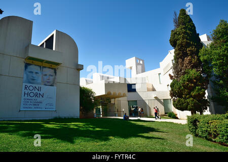 The Fundació Joan Miró, Centre d'Estudis d'Art Contemporani - Joan Miró Foundation - Stock Photo