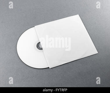 Blank compact disk Stock Photo