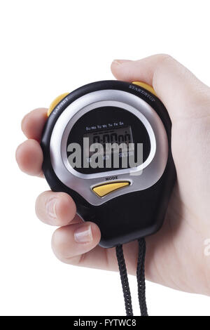 Black Digital Timer Stock Photo