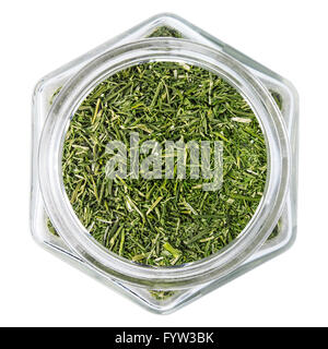 Dried dill isolated on white background Stock Photo