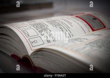 Open book Stock Photo