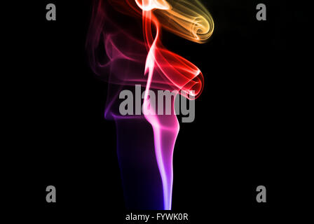 Colorful Abstract Smoke Lines Wallpaper, Shapes Created With Lines In 