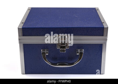 Closed Blue Box Stock Photo