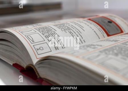 Open book Stock Photo