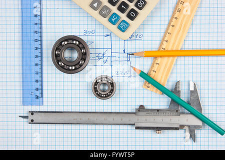 technical tools Stock Photo