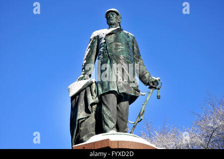 National memorial statue of Otto von Bismarck, Grosser Stern, Grosser Tiergarten, Tiergarten, Mitte, Berlin, Germany / Great Star, Bismarck-Nationaldenkmal Stock Photo