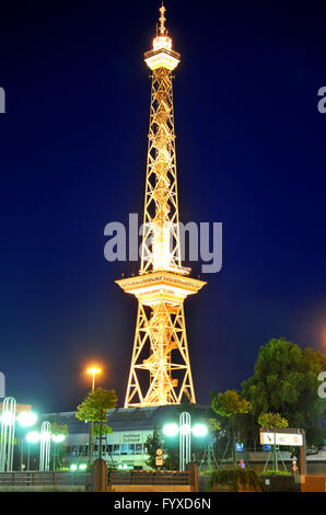 Radio Tower Berlin, Messe Berlin fairgrounds, Westend, Charlottenburg-Wilmersdorf, Berlin, Germany / Berliner Funkturm Stock Photo