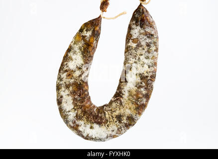 Flat sausage Stock Photo