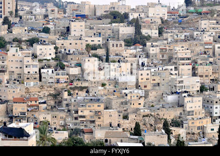 Silwan, Palestinian borough, Old City, East Jerusalem, Jerusalem, Israel Stock Photo