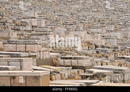 Jewish Cemetery, Mount of Olives, Jerusalem, Israel Stock Photo