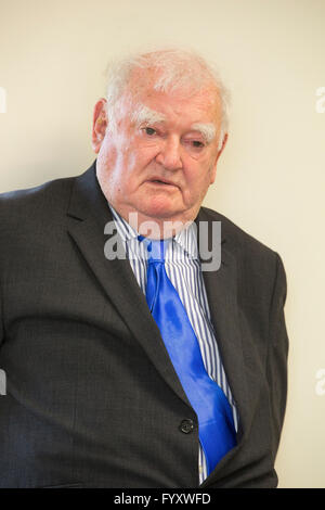 26th April 2016 Author and historian Tim Pat Coogan pictured at the