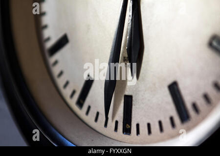 A close-up of a clock Stock Photo