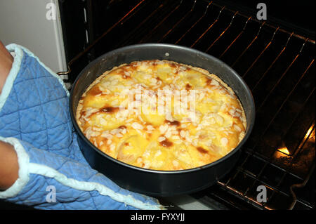 Baking pear cake Stock Photo - Alamy