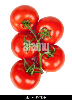 Tomato with water droplets isolated on white background Stock Photo - Alamy