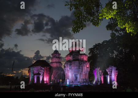 THAILAND ISAN SURIN SIKHORAPHUM TEMPLE Stock Photo