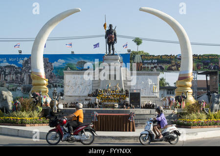 THAILAND ISAN SURIN CITY MONUMENT Stock Photo