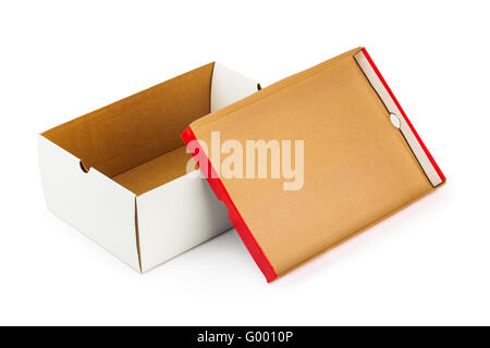 Opened box Stock Photo